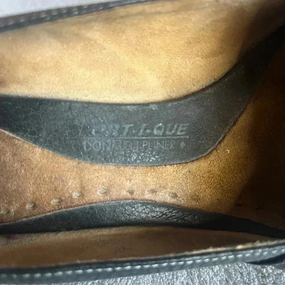 Donald J. Pliner Sport-I-Que Beatrice Muted Black Studded High Heel Pump Shoes - Picture 13 of 16